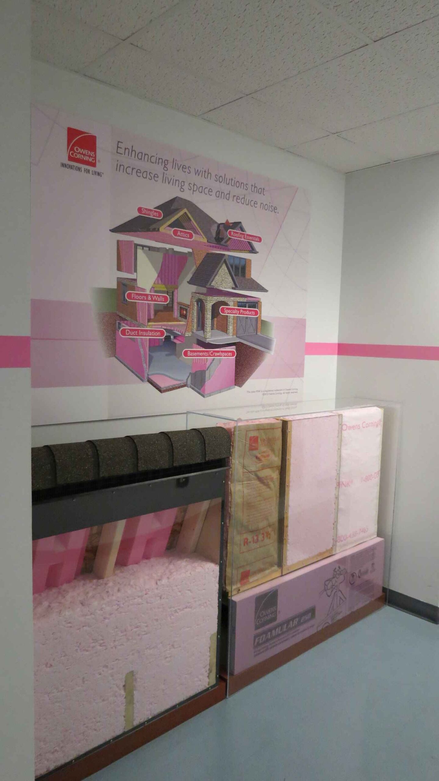 Custom Wall Display Informational Booth