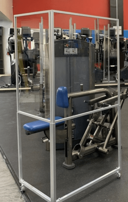 Custom machine guards for industrial equipment