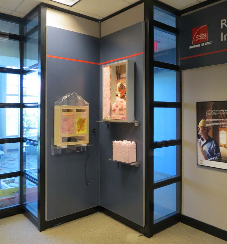 Company Headquarters Showroom Full Wall Installation Informational Display